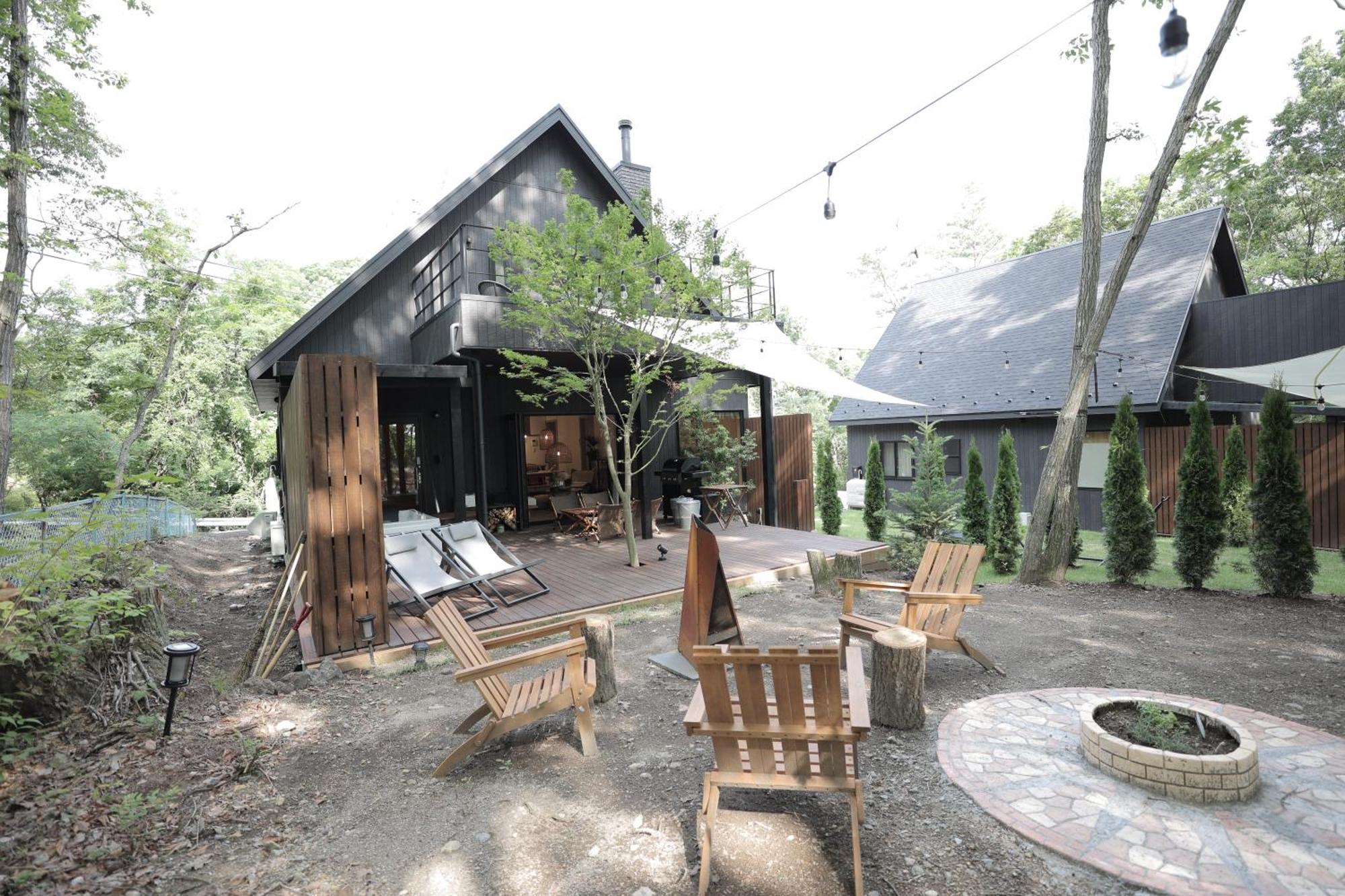Sauna Forest Cabin 軽井沢 御代田　Mori-Asobi Oiwake Exterior photo
