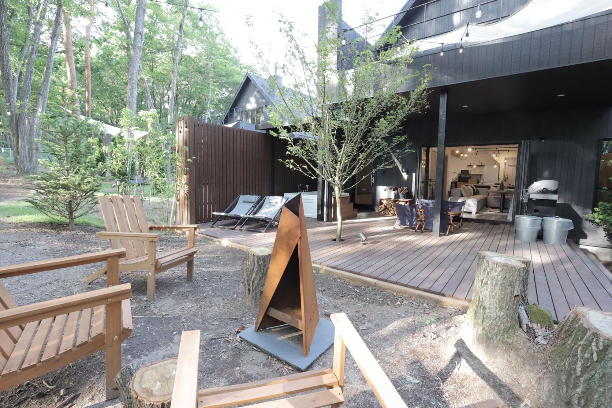 Sauna Forest Cabin 軽井沢 御代田　Mori-Asobi Oiwake Exterior photo