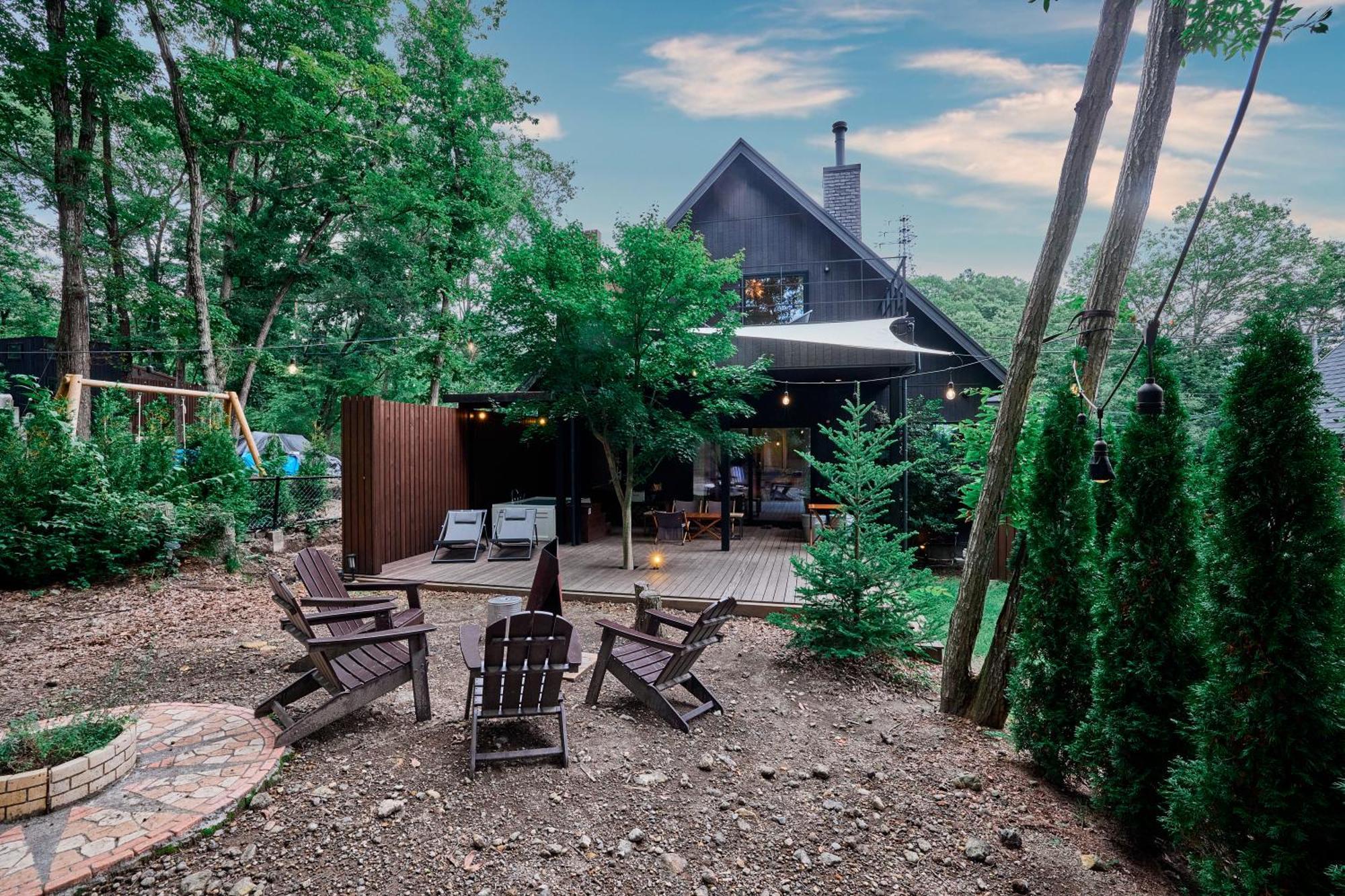 Sauna Forest Cabin 軽井沢 御代田　Mori-Asobi Oiwake Exterior photo